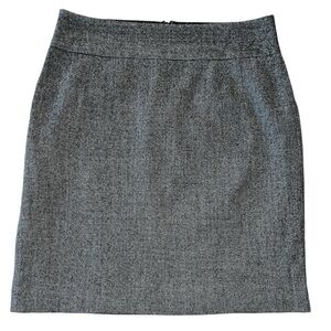 Banana Republic Gray Tweed Pencil Skirt